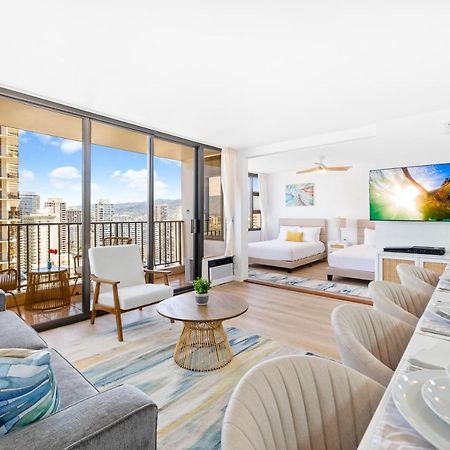 Gorgeous Condo With Ocean View, Near Beach, Free Parking Хонолулу Екстериор снимка