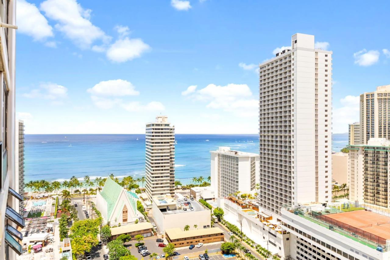 Gorgeous Condo With Ocean View, Near Beach, Free Parking Хонолулу Екстериор снимка