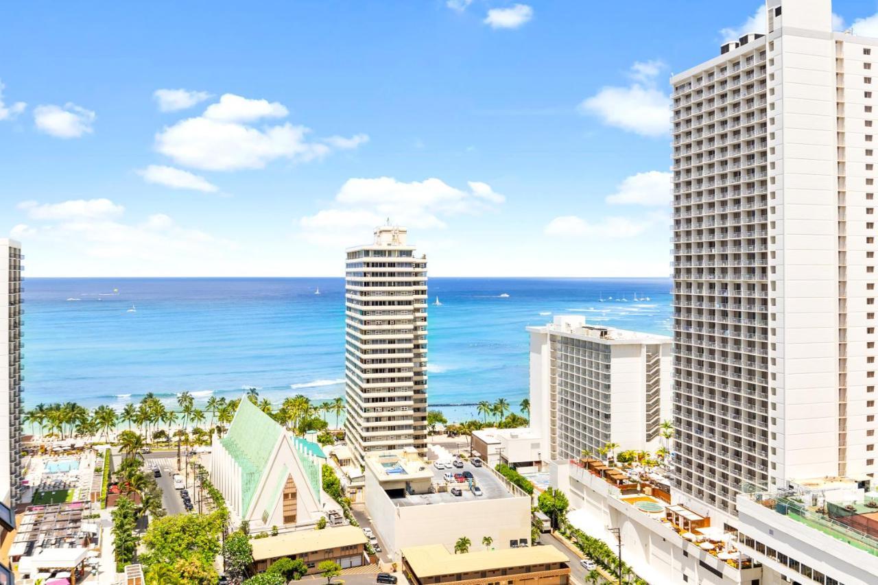 Gorgeous Condo With Ocean View, Near Beach, Free Parking Хонолулу Екстериор снимка