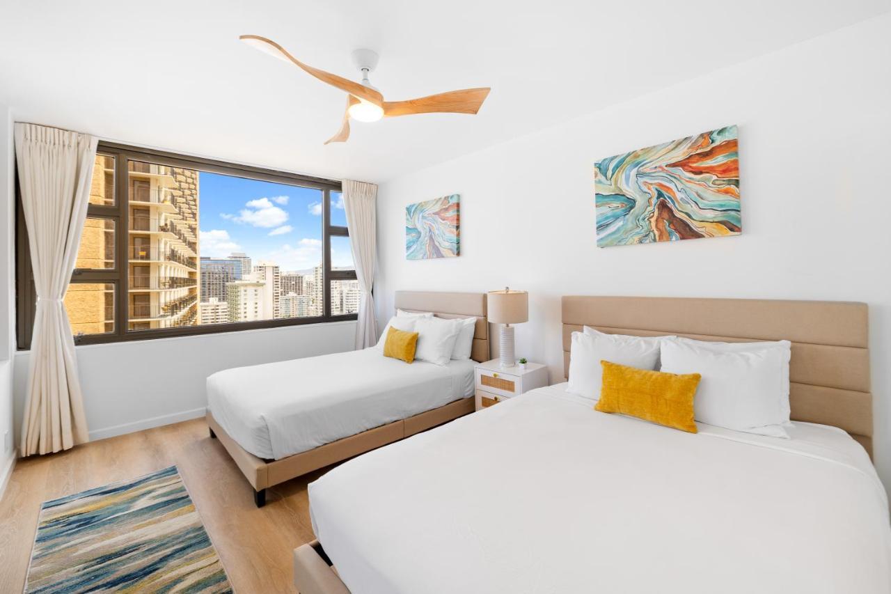 Gorgeous Condo With Ocean View, Near Beach, Free Parking Хонолулу Екстериор снимка