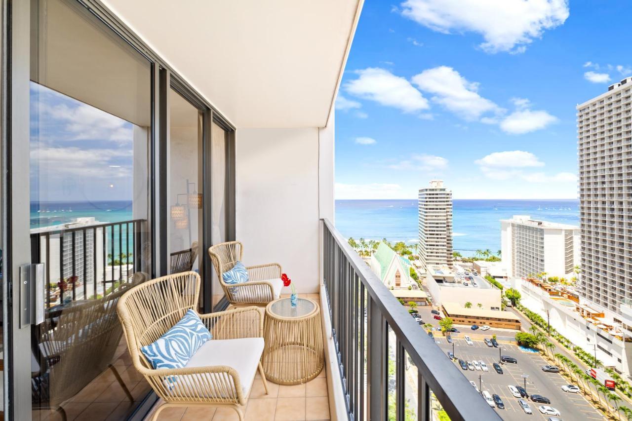 Gorgeous Condo With Ocean View, Near Beach, Free Parking Хонолулу Екстериор снимка
